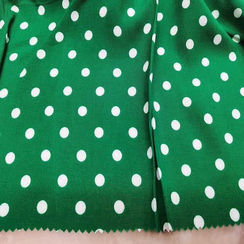 2025 Popular Polka Dot African Women Dress 100% Rayon Viscose Fabric