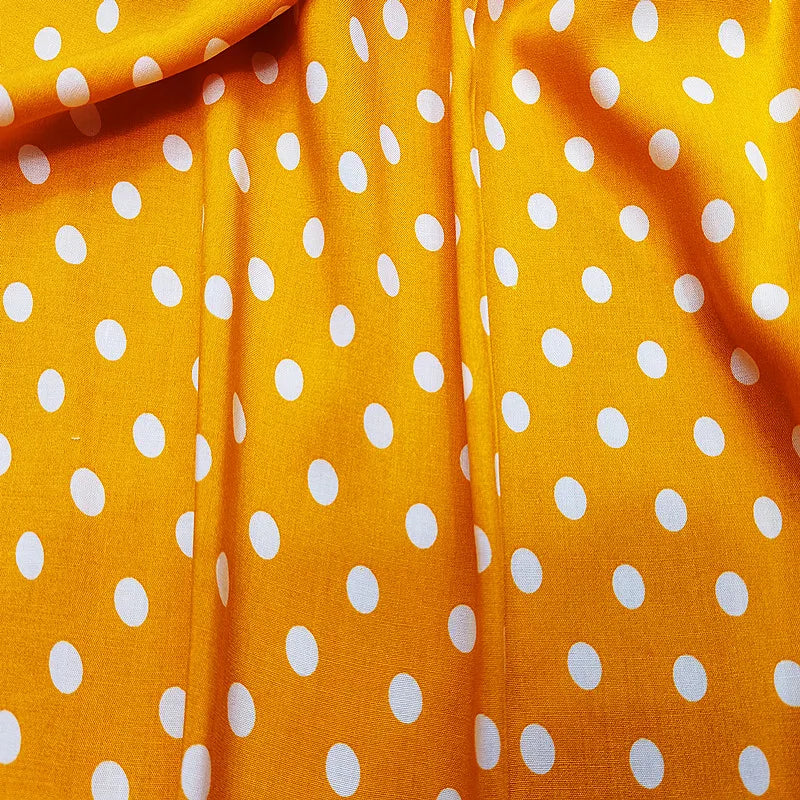 2025 Popular Polka Dot African Women Dress 100% Rayon Viscose Fabric