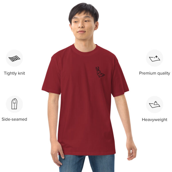 Men’s premium heavyweight tee - Image 3