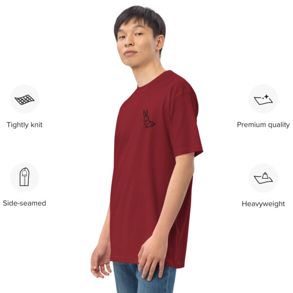 Men’s premium heavyweight tee - Image 4